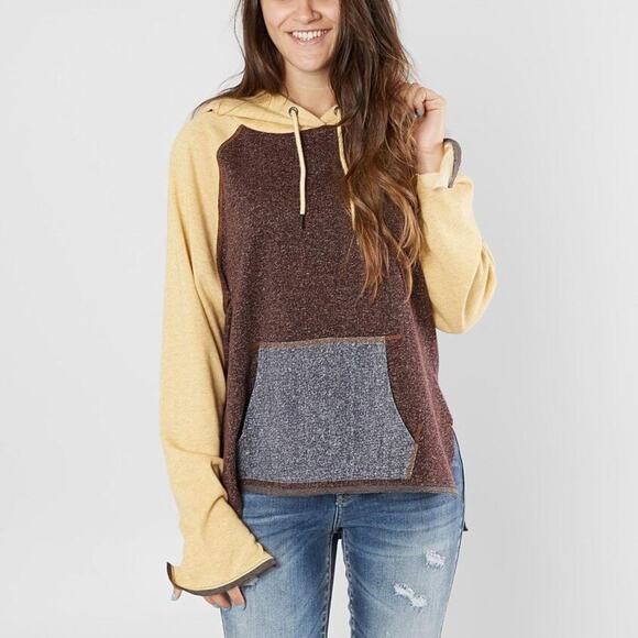 GILDED INTENT Color Blocked Hooded Sweatshirt XS - Picture 10 of 10